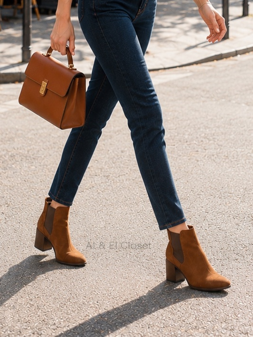Sam Edelman Chiara Suede Block Heel Ankle Boots Brown Size 10M New With Box